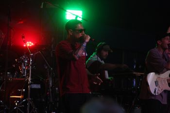 Dub Catalyst's big Dave the vocalist at Beautiful days Festival 26 | The Source Studio
