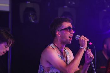 Dub Catalyst's vocalist Rudy at Beautiful days Festival 26 | The Source Studio
