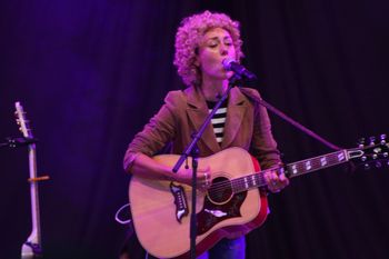 Abbe from Sound of the Sirens mesmerising the crowd at Beautiful days Festival 26 | The Source Studio Exeter
