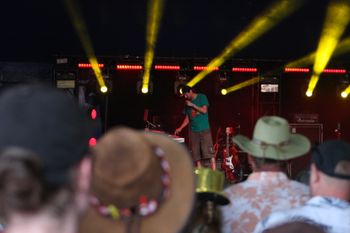 Lights and crowds and Photos of Samantics at Beautiful Days Festival Honiton | The Source Studio Exeter
