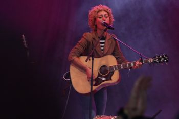 Abbe from Sound of the Sirens wowing an adoring crowd at Beautiful days Festival 26 | The Source Studio Exeter

