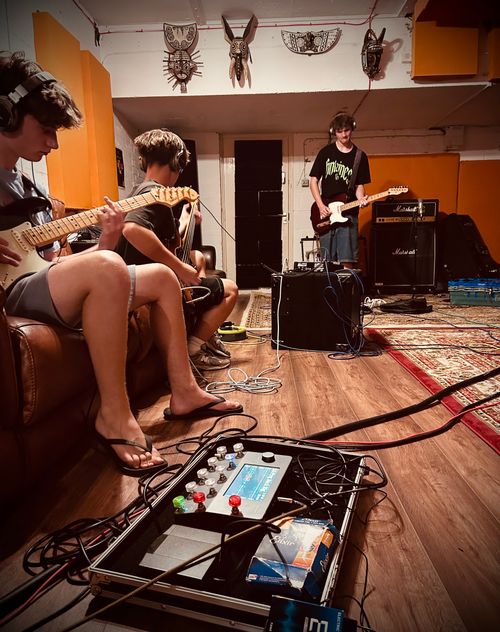 Guitars, guitars and more guitars with Circada  at the Source Studio Exeter