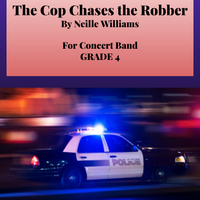 The Cop Chases The Robber by nwilliamscreative