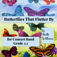 Butterflies That Flutter By by nwilliamscreative