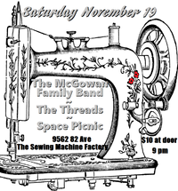The McGowan Family Band - The Threads - Space Picnic 