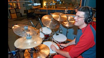 Recording my music Photo by Manish Poten
