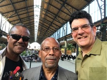 With Hailu Mergia & Alemseged Kebede in Europe 2022
