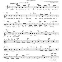 David's Song (Feast of Pentecost) - Music