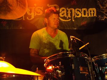 RICK WEBSTER ON THE DRUMS
