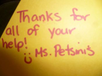 Doreen Petsinis, Teacher
