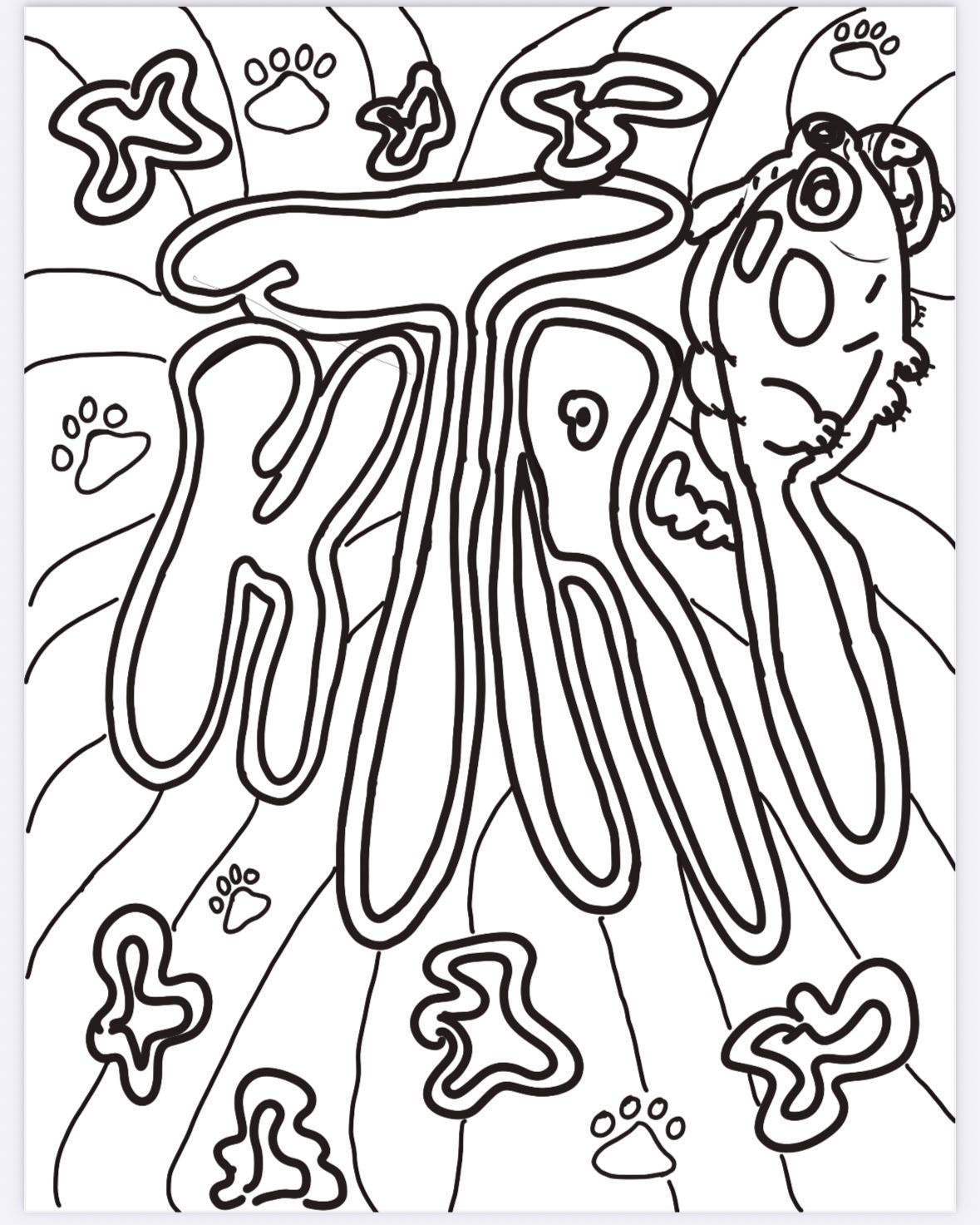 HTRP and JCM Coloring Pages