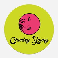 Charley Young Neon Logo Coaster 