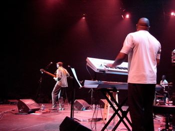 At Gerald's All Star show.

