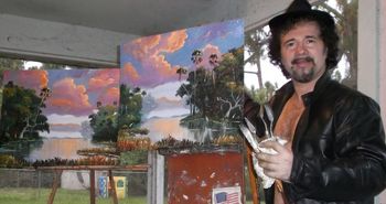 Mazz painting 2 Paintings side by side, June 4th, 2013
