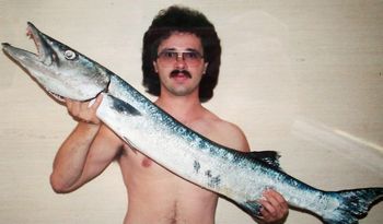 Barracuda Fishing. Jupiter Inlet Aug 24, 1987. Mazz fished the Jupiter inlet everyday for a year!
