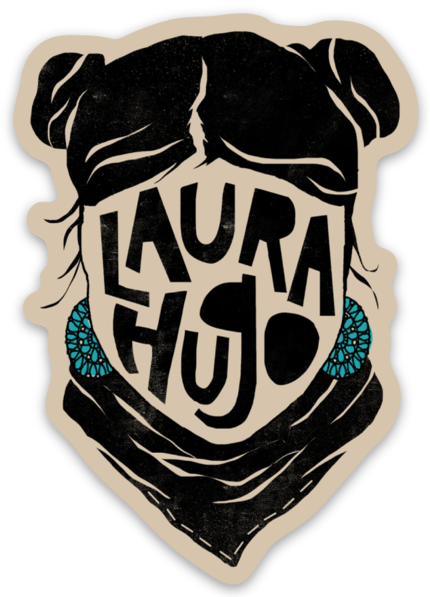 2.13" x 3" Laura Hugo Sticker