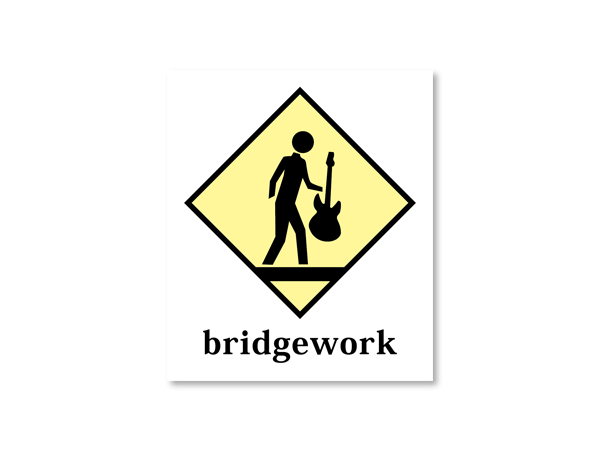 Crossing Sticker w/ Text