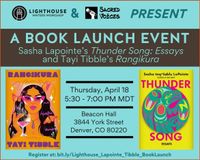 Hosting: A Book Release, Reading, & Conversation