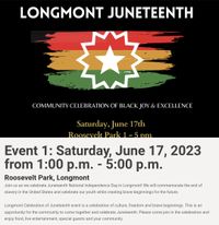 City of Longmont Juneteenth Celebration