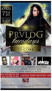 PRVLDG Tuesdays f/FutureBandDC