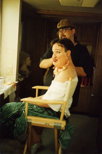 Duracell Commercial as Granny Putterman hour-and-a-half process getting out of costume and prosthetic created by the incredible Steve Johnson and team of Edge XFX.
