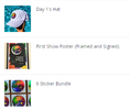 Day 1's Bundle (Hat, Framed Poster, and 10 Stickers)