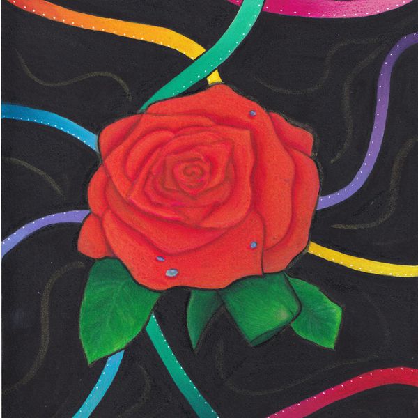 Original Painting "Rose" (A4)