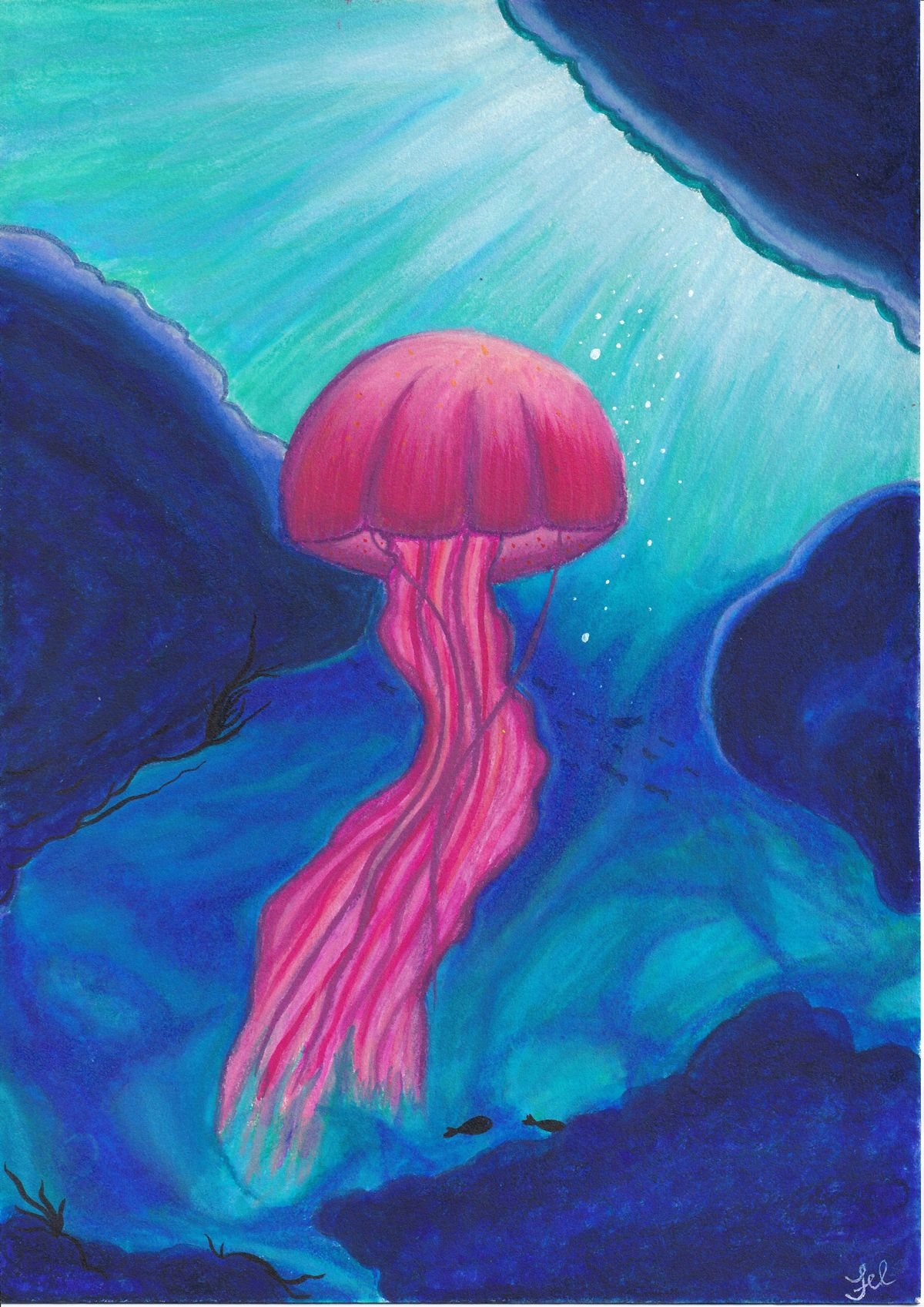 Original Painting "The Light" (A4)