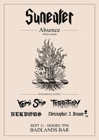 Suneater Album Launch w Yomi Ship, Territory & Nervous