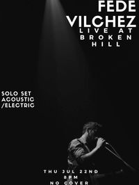 Fede Vilchez live at Broken Hill