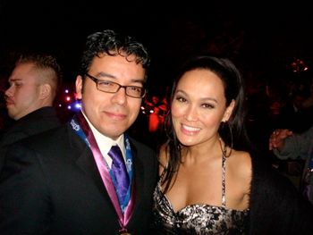 Fellow nominee Tia Carrere
