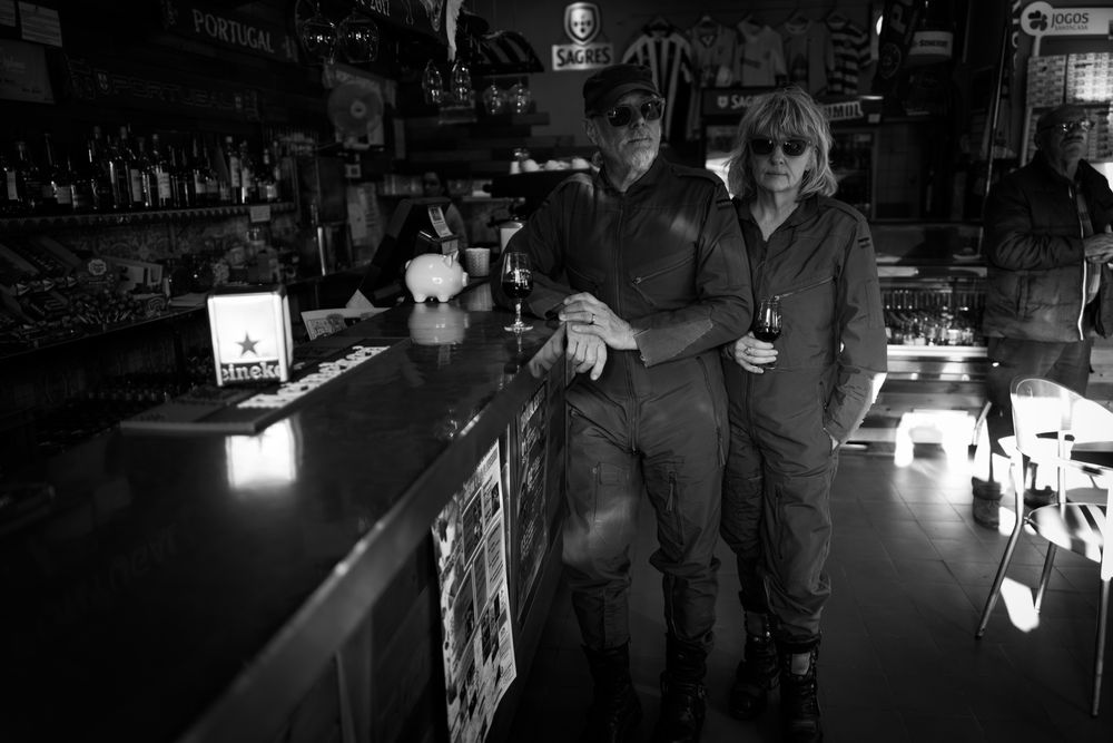 Suzy Starlite and Simon Campbell by Phil Kneen