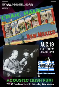 Craic Haus acoustic in Santa Fe 