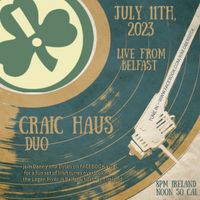 Craic Haus in BELFAST. FACEBOOK LIVE