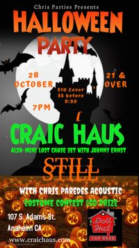Craic Haus & STILL HALLOWEEN PARTY AT THE WORLD FAMOUS DOLL HUT
