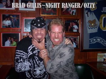 After jammin with Brad on a little Aerosmith ~ club show
