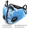 Kush Family Marijuana Leaf Mask $20 (White & Blue)