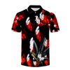 Kush Family's Black & Red Short Sleeve Collar Shirt