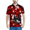 Kush Family's Red & Black Short Sleeve Collar Shirt