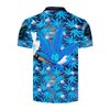 Liquid Blue Kush Collar Shirt 