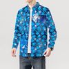 Kush Family's Long Sleeve Liquid Blue Collar Shirt