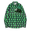 Kush Family's Light Green Long Sleeve Collar Shirt