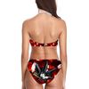 Kush Family's Red & Black Halterneck Bakini