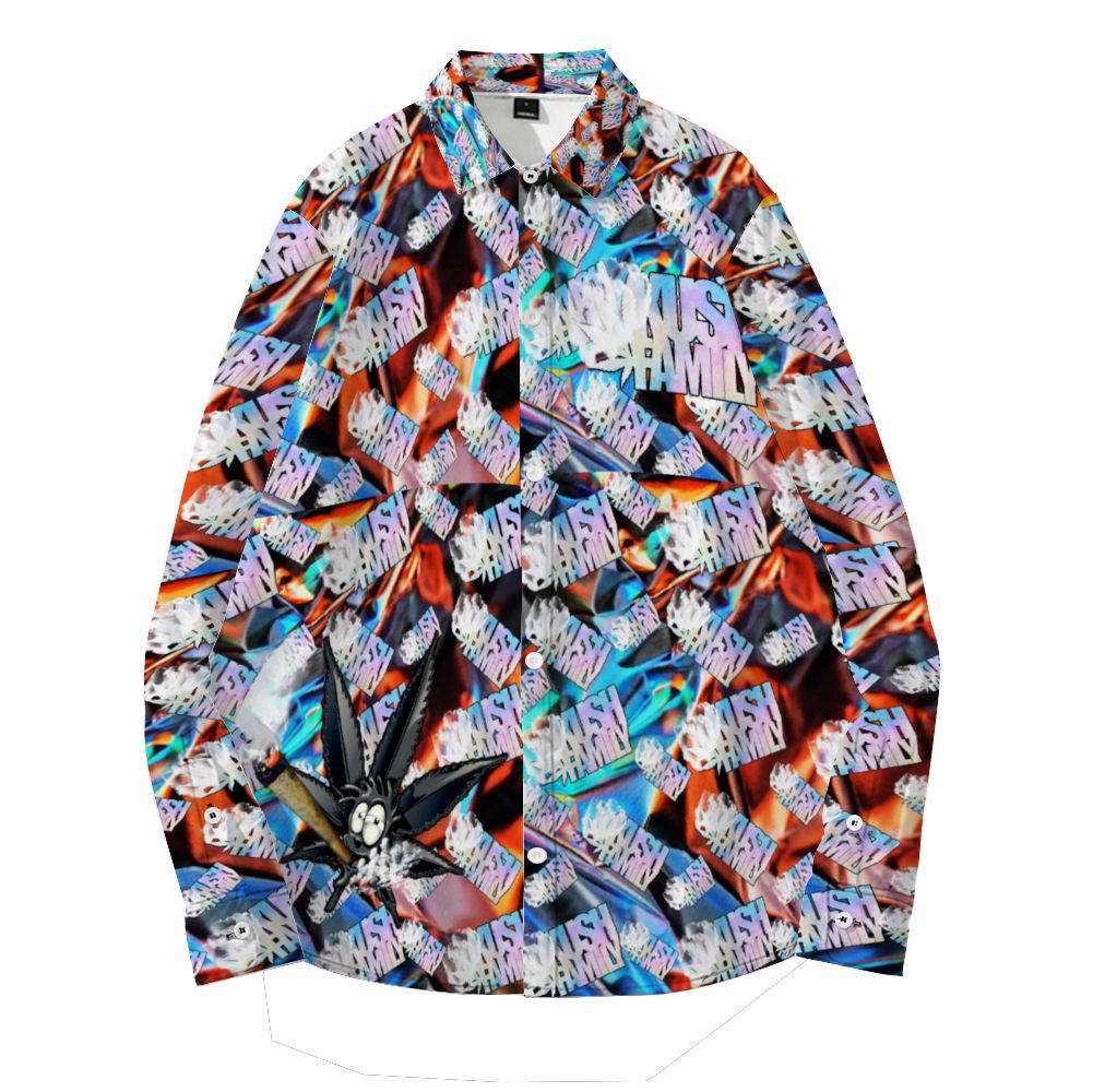 Kush Family's Long Sleeve Mirage Collar Shirt