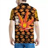 Kush Family's Black & Orange (Short Sleeve) Collar Shirt