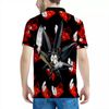 Kush Family's Black & Red Short Sleeve Collar Shirt