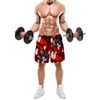 Kush Family's Red & Black Swimming Trunks