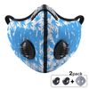 Kush Family Marijuana Leaf Mask $20 (White & Blue)