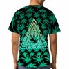 Black & Green Marijuana Leaf Shirt $50