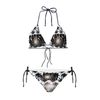 Kush Family's Black Strap White & Black Bakini